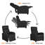 color Manual Glider Recliner with 3 Relaxation Modes-373527064