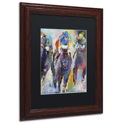 « jockeys », reproduction sur toile