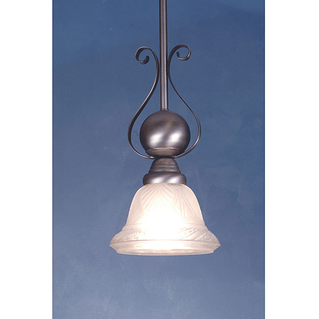 Carlisle 1 - Light Satin Pewter Unique/Statement Pendant