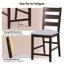 Alyzabeth Counter Stool with Solid Wood Frame