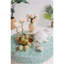 D6x8,5 "Vase en verre décoratif, beige