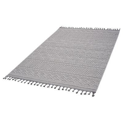 5X7 Area Rug Geometric Indoor-Outdoor