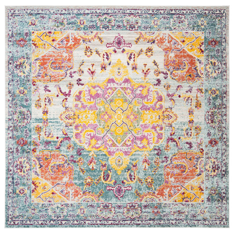 Tapis oriental Haneul Performance, Carré 7 pi