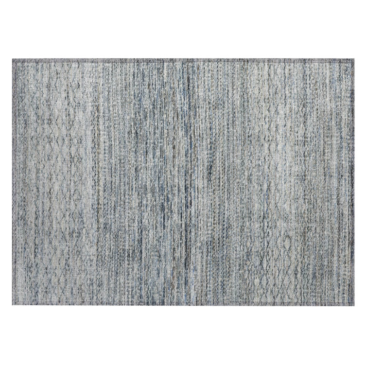 Machine Washable Indoor/Outdoor Amanda ACN2150 Striped Rug