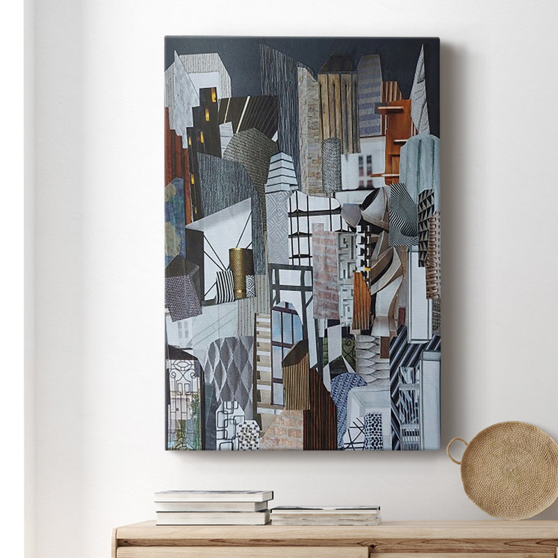 Western Metropolis sur impression sur toile, H 18 po x l 12 po x P 1 po