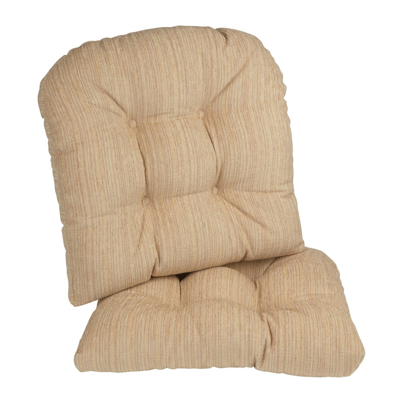 Coussins de siège larges antidérapants 17 po x 17 po, Sable naturel