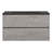 35.2 " W Wall Mounted Wall Mounted 1 Single Vanity Bathroom Vanity With Resin Top