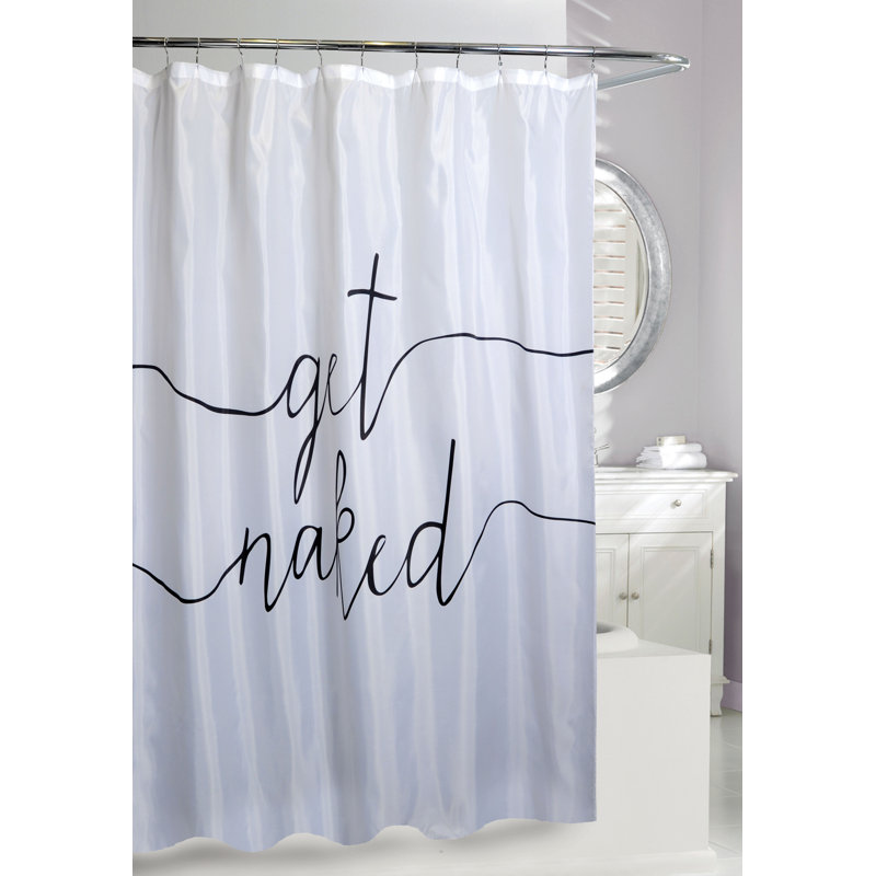 Rideau de douche simple get naked Baristo