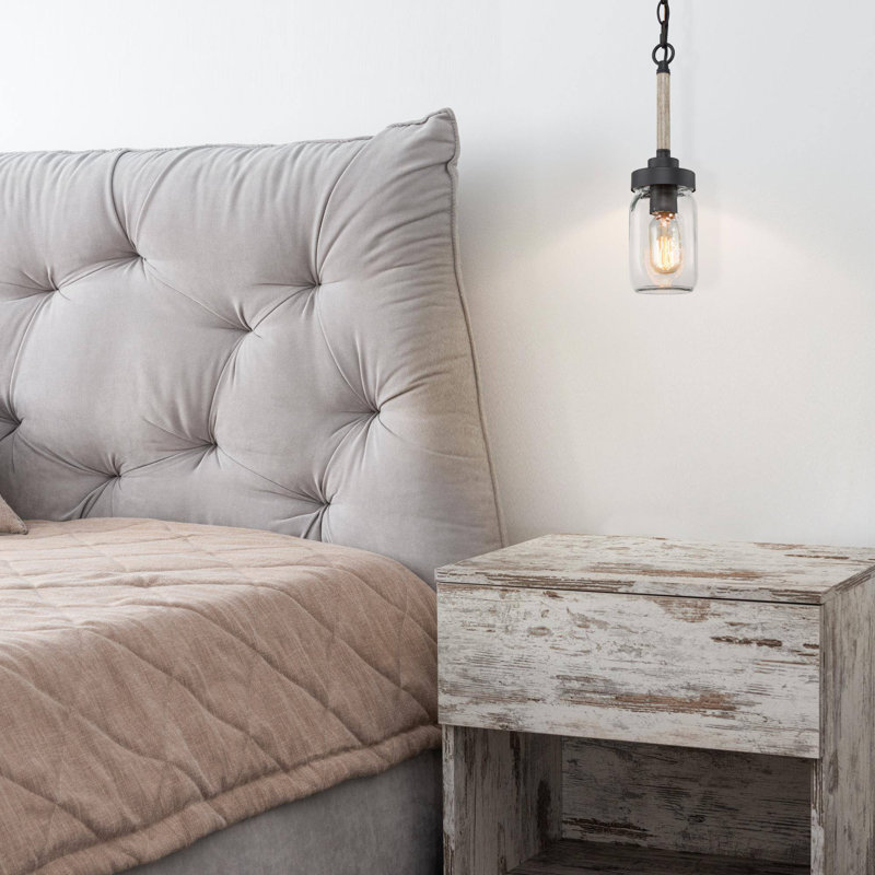 Luminaire suspendu en pot 1 lumière Carlile