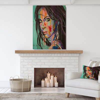 Glamour «Woman Portrait be Careful», peinture