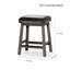 Tabouret de comptoir, siège en cuir-1926750261-1926750263