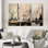 3 pièces sur toile - Cérémonie du thé Japon Art