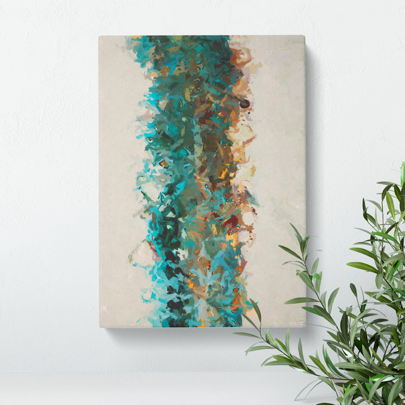 Willow Abstract - Wrapped Canvas Print, 76cm H x 50cm W x 3cm D
