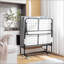 Lit pliable avec matelas et housse de rangement, portable et confortable pour les adultes-833112329-809381054