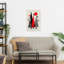 Forêt de Noël moderne, abstrait, géométrique, arbre de Noël minimaliste, forêt, art mural d'hiver-129144307