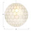 Luminaire suspendu sphère fabriqué à la main 1 lumière Abbington-290086186-389706280