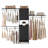 Bedrije 20"-96" Wooden Closet System with Doors and Drawers-1788685910-1793640095