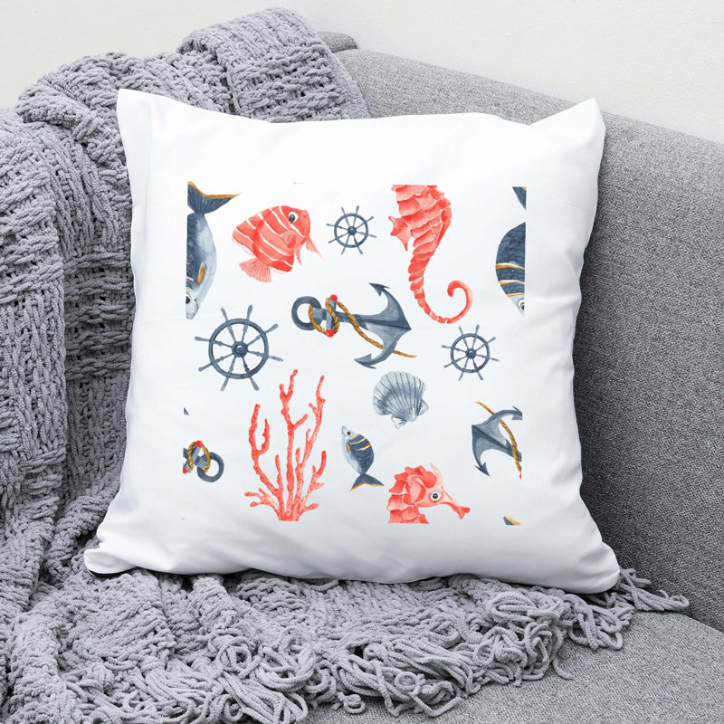 Coussin Roucourt, H 16 po x l 16 po
