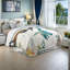 Ensemble de courtepointe à broder 3 pièces double / grand / très grand, couvre-lit réversible, toutes saisons, ensemble de literie à couverture matelassée rustique avec taies décoratives, édredon mince de style moderne, ensemble de courtepointe pour lit simple 2 pièces-118610005