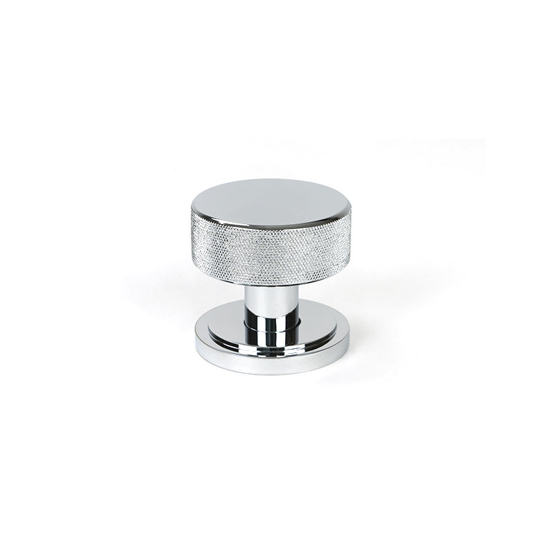 Brompton Interior Mortise Knobset, Polished Chrome