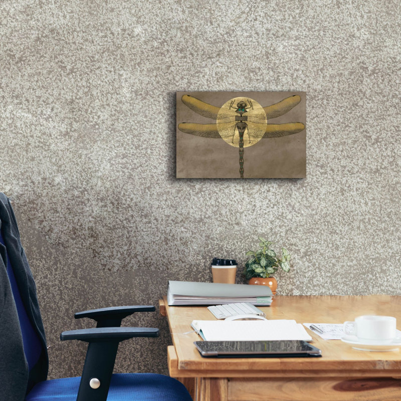 «Full Moon Serenade 1» par Alicia Ludwig, art mural sur toile, H 12 po x l 18 po x P 0,75 po