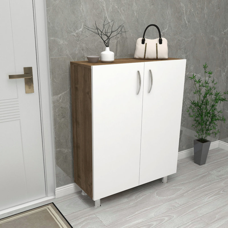 Garde-manger 40 po Irline, Blanc / Brun