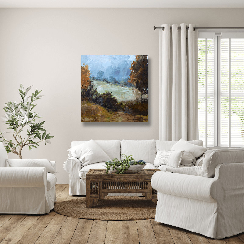 Across The Way - Artist Enhanced Canvas Print, 48" H x 48" W x 1.5" D, Wrapped Canvas
