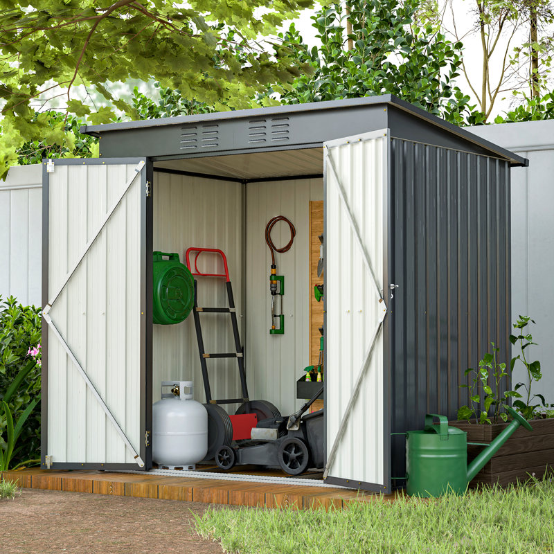 Outdoor Storage Shed, All Weather Tool Shed ( Without Foundation )