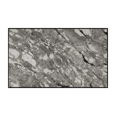 Silky Soft Plush Black Area Rug