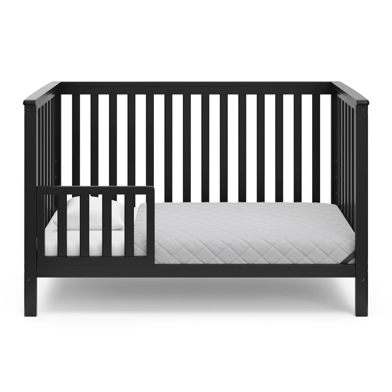 Lit de bébé convertible 4 en 1 Hillcrest, Noir