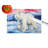 Polar Bear Glass Cutting Board Large