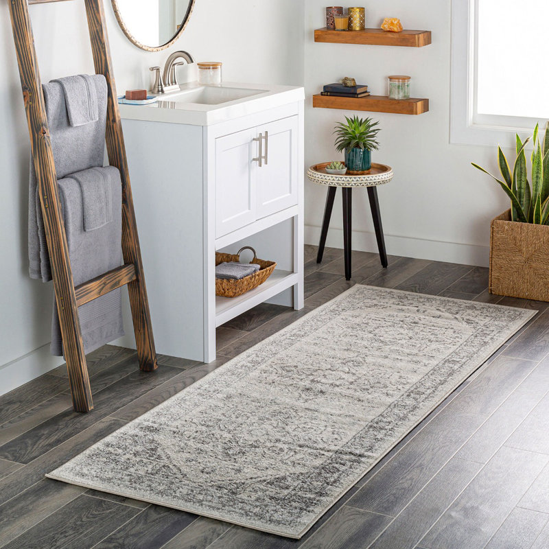 Beyanka Floral Machine Tufted Area Rug, Rectangle 80 x 150 cm