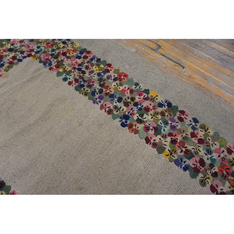 Wool Floral Area Rug