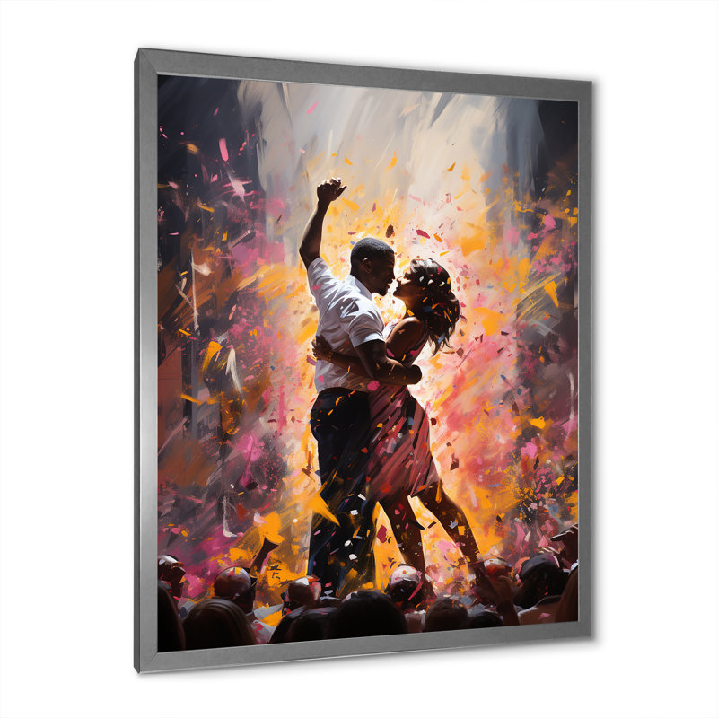 Couple de mariage - moments heureux, H 32 po x l 16 po x P 1 po, Cadre simple argenté