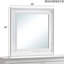 Miroir Verona G6735-M, blanc perle