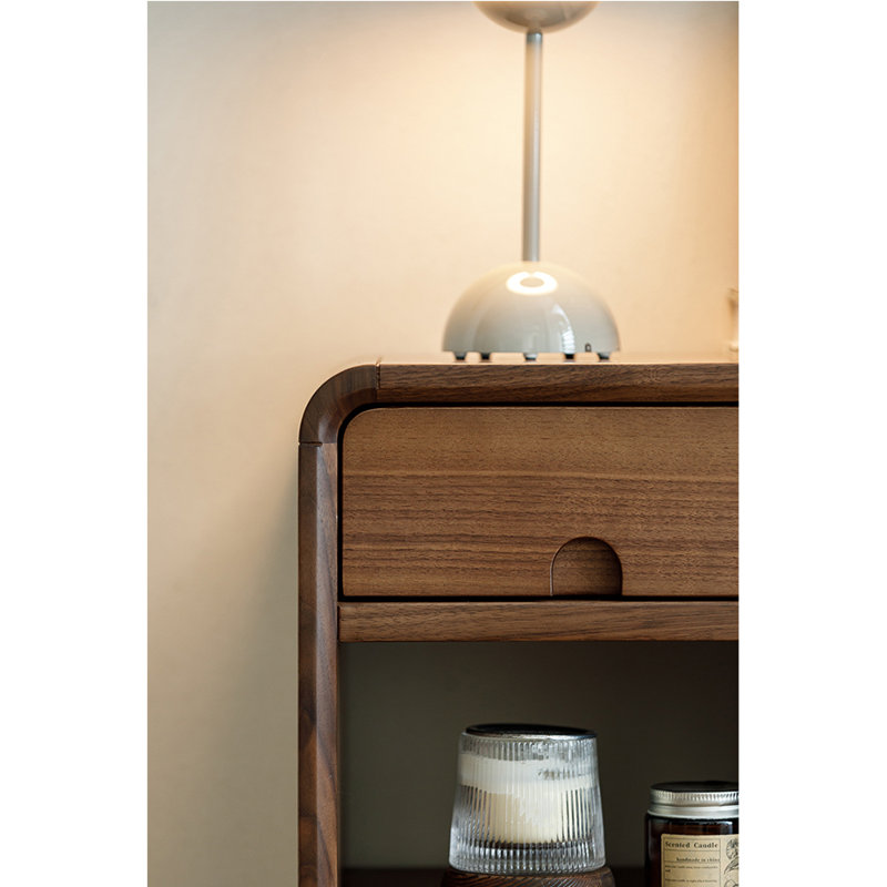 Light Luxury Full Solid Wood Accent Cabinet