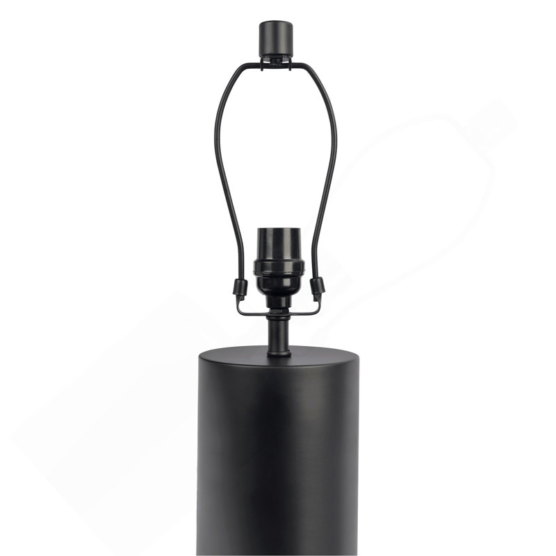 Lampe de table noire avec interrupteur marche / arrêt Aura