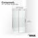 Composed 78 In. H Sliding Shower Door With 3/8 In.-Thick Glass