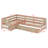 L-Shaped Platform Bed With Three Storage Drawers-75592479