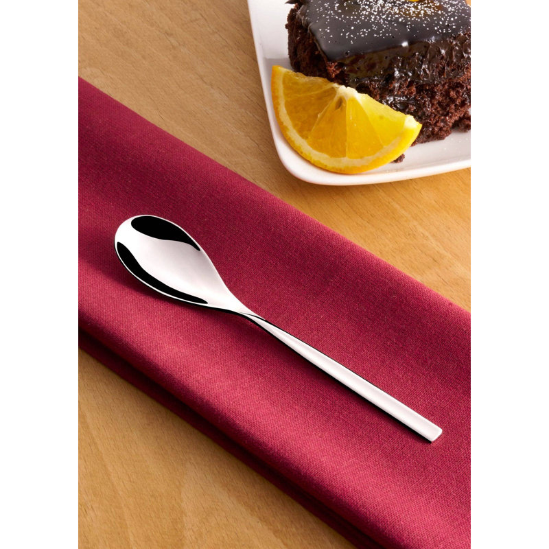 Cuillère à thé en acier inoxydable Clista | 6 po, argent, ensemble de 12