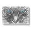 Bright Blue Cat Eyes in Abstract - Wrapped Canvas-55315232