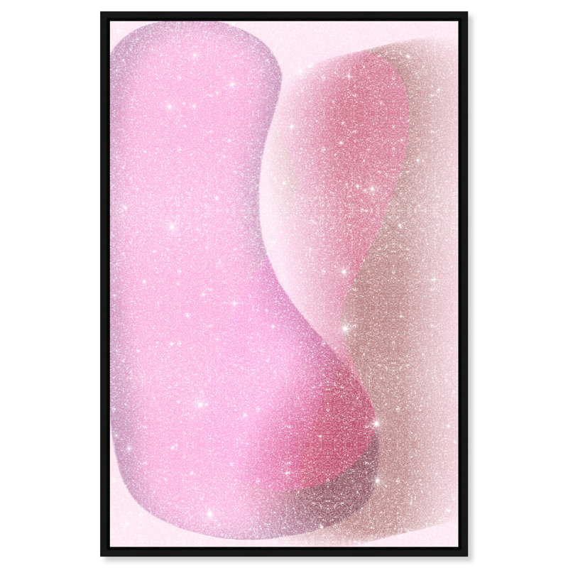Dancing Lovers Print by Oliver Gal, 37"H x 25"W, Black Floater Frame