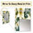 Anisia Botanical Bliss Boho Peonies Pattern - Floral Unique Mirror, Floral Large Wall Mirror, Printed Metal Art-1731143094