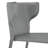 Divinia Bar Stool In Gray Regenerated Leather - Set Of 2-78040268-78040269