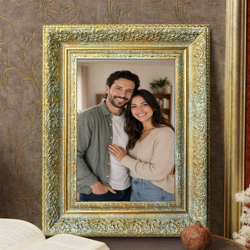 Cadre photo doré antique 1PC 11 "x 14" avec tablettes
