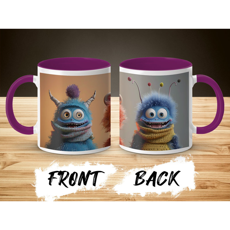 Ceramic Coffee Mug, Purple