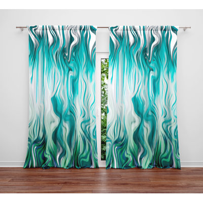 Semi Sheer Curtains / Drapes Pair