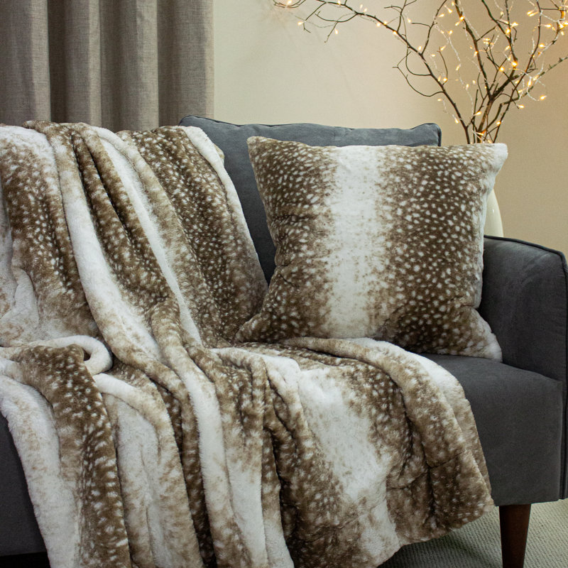 Ansgar Animal Print Square Throw Cushion