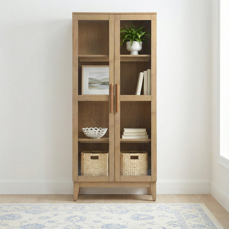Karega Solid Wood Accent Cabinet