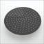 Système de douche à pluie mural 10 pouces avec douche à main, noir mat-125774590